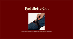 Desktop Screenshot of paddlette.com