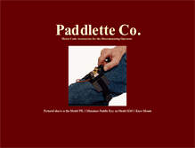 Tablet Screenshot of paddlette.com